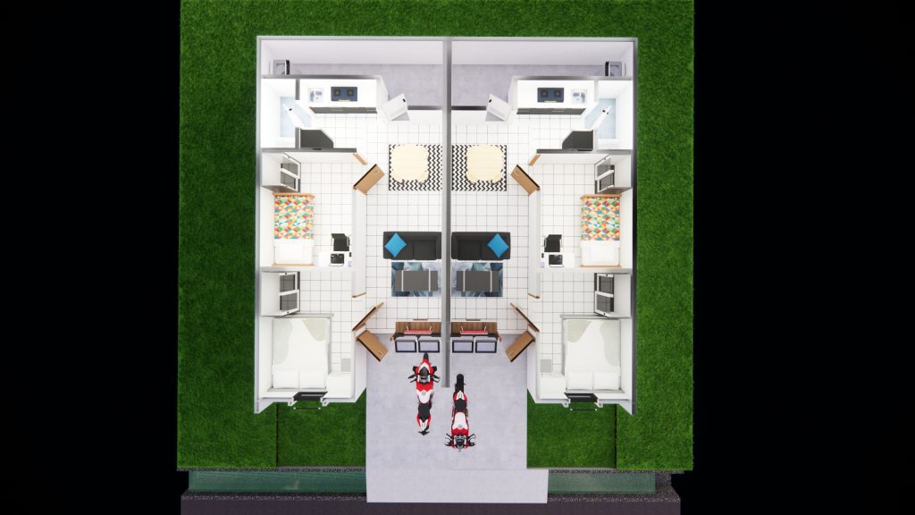 Type Aster Tampak Atas